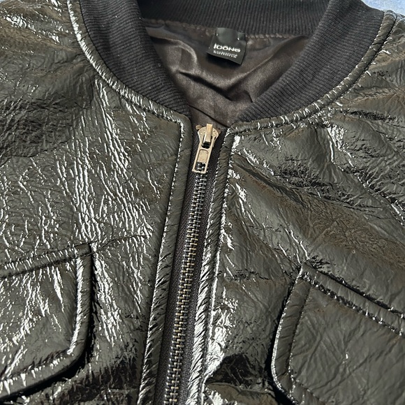 Simons Patent Leather Jacket - Picture 3 of 6